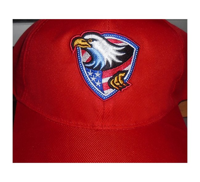Cap embroidery